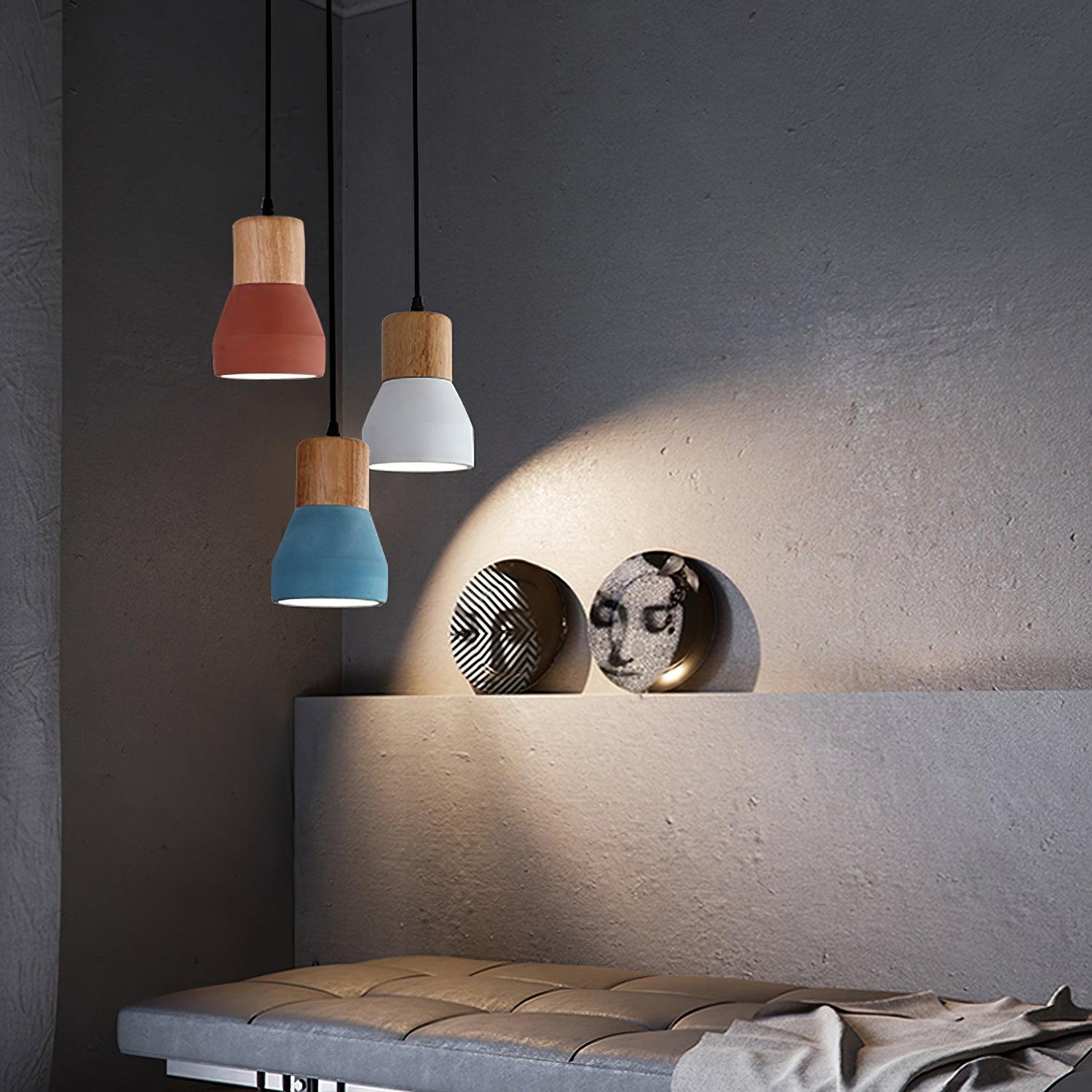 Andenon Cement Pendant Light - Lamp Outdoor