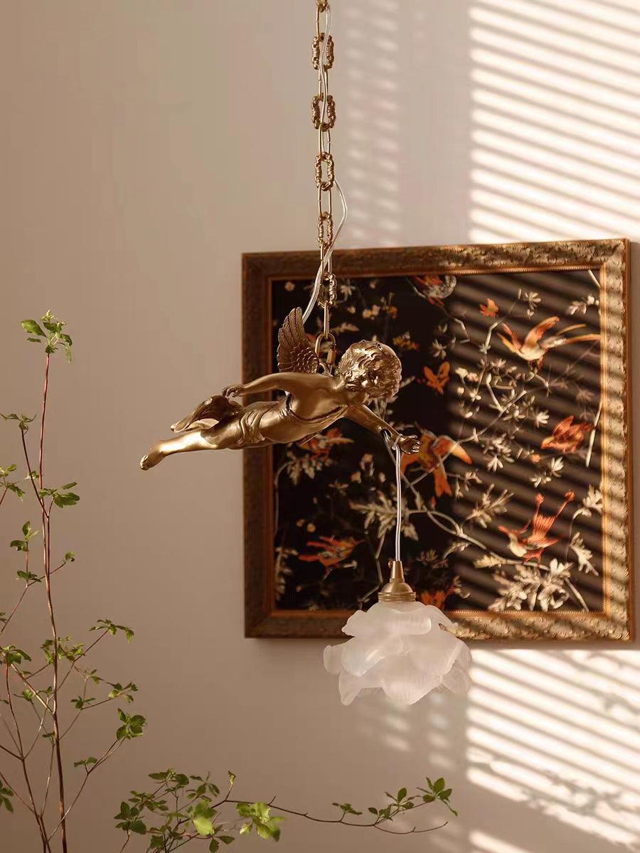 Vintage Angel Pendant Light - Lamp Outdoor