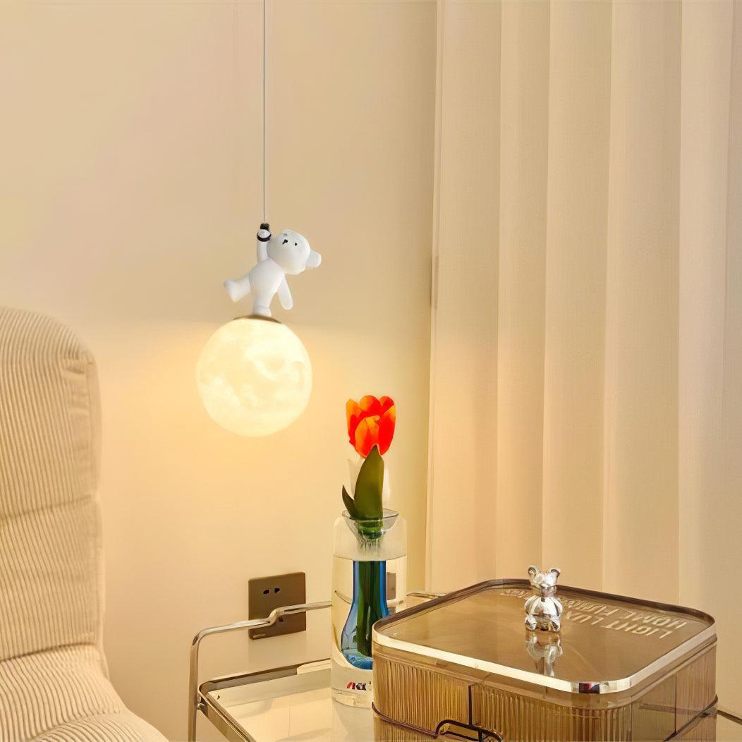 Animal And Moon Pendant Light - Lamp Outdoor