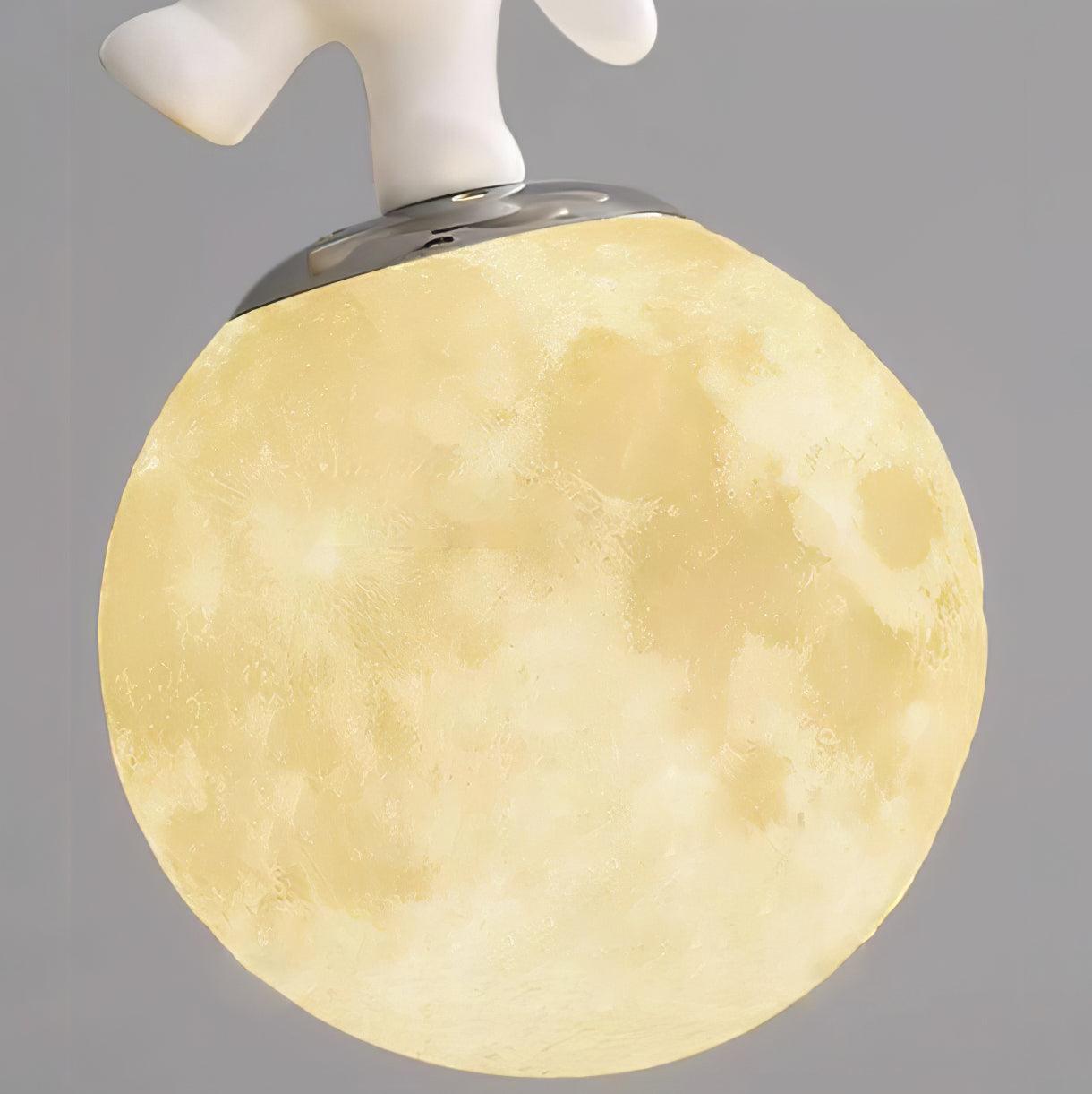 Animal And Moon Pendant Light - Lamp Outdoor