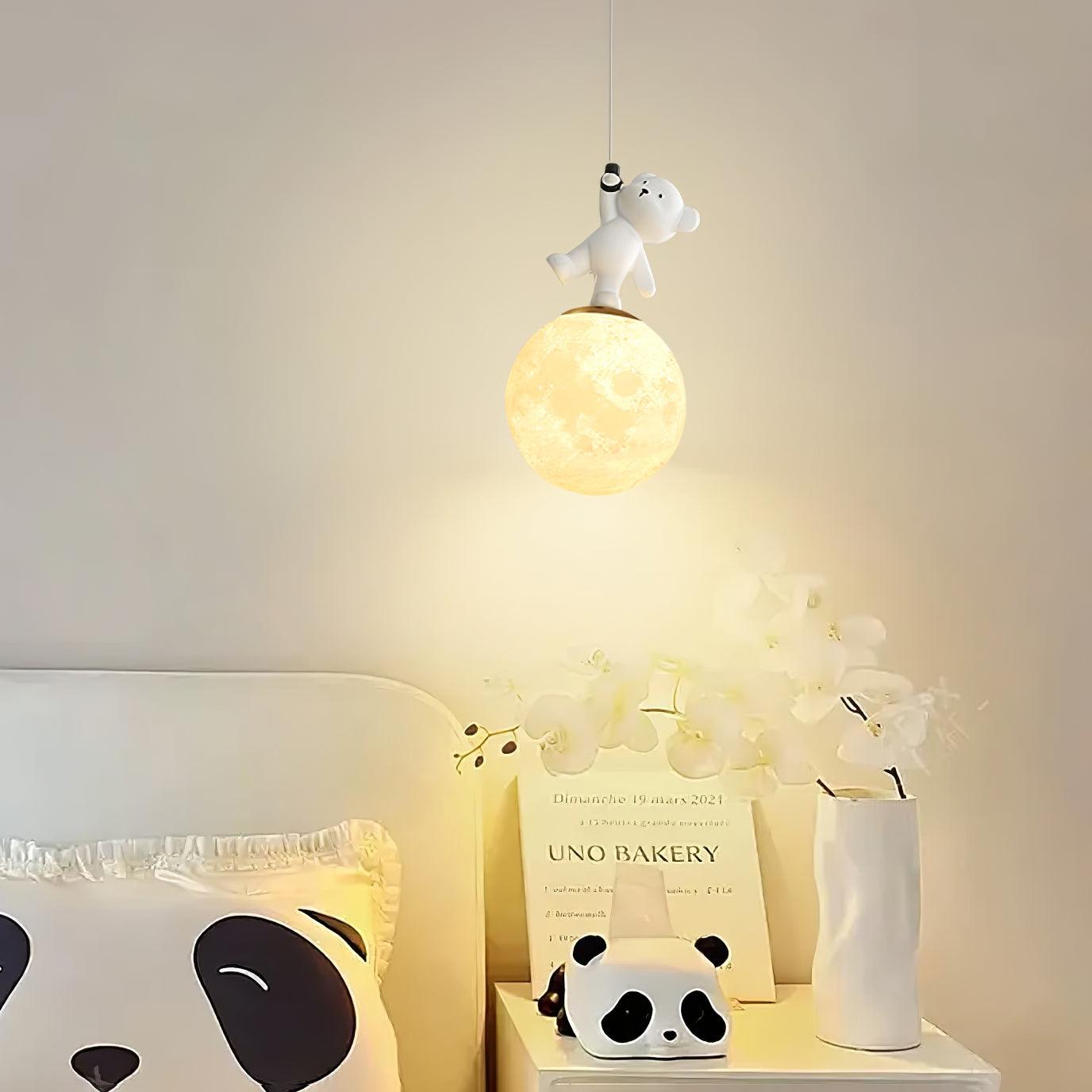 Animal And Moon Pendant Light - Lamp Outdoor