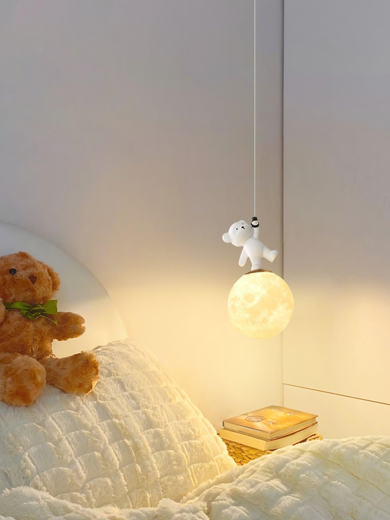 Animal And Moon Pendant Light - Lamp Outdoor