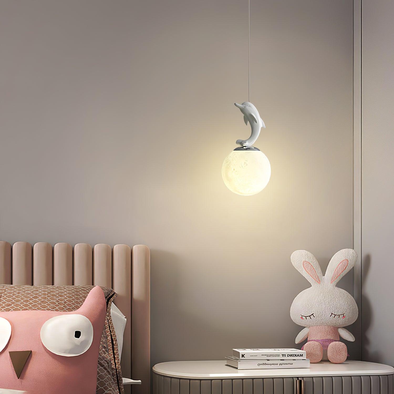 Animal And Moon Pendant Light - Lamp Outdoor