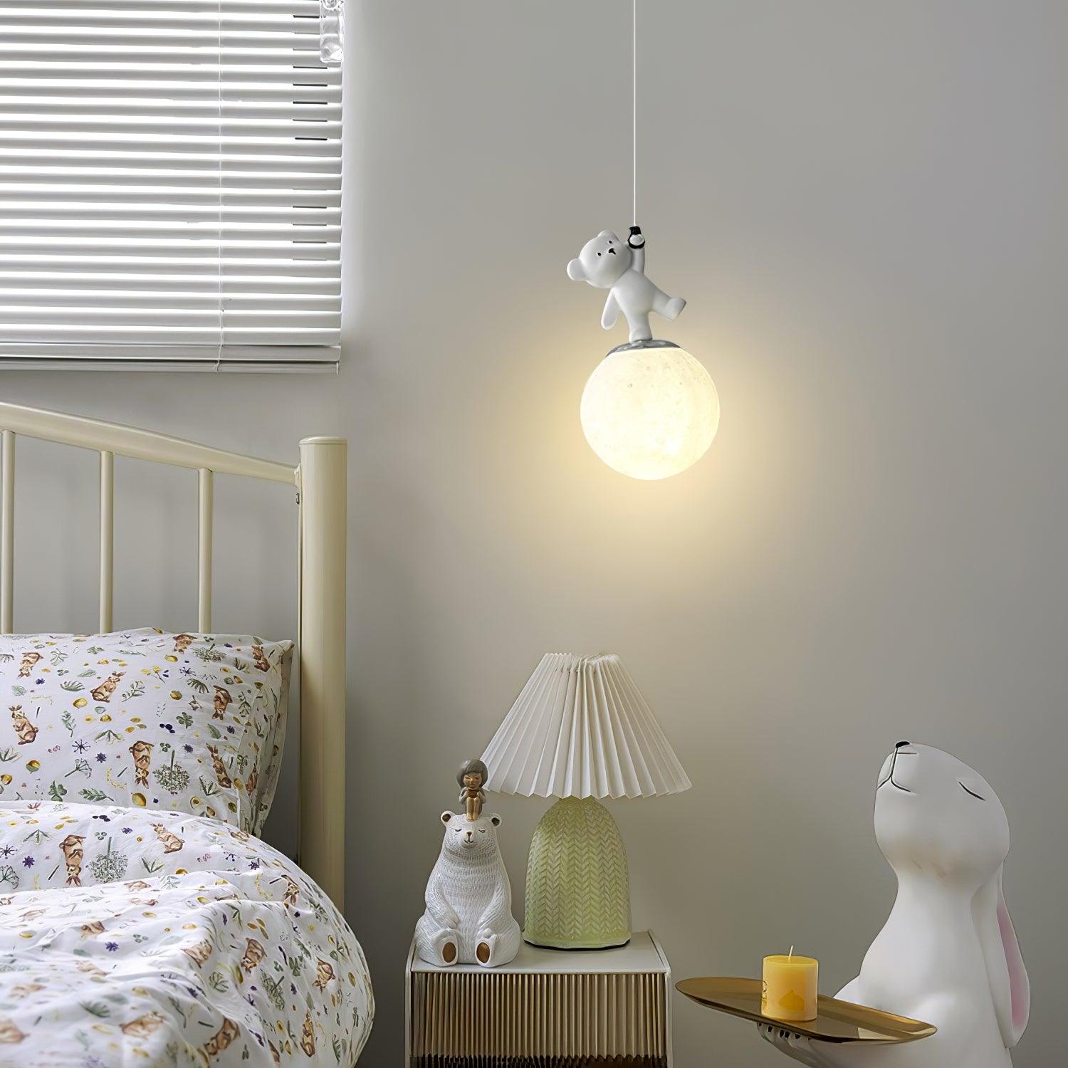 Animal And Moon Pendant Light - Lamp Outdoor