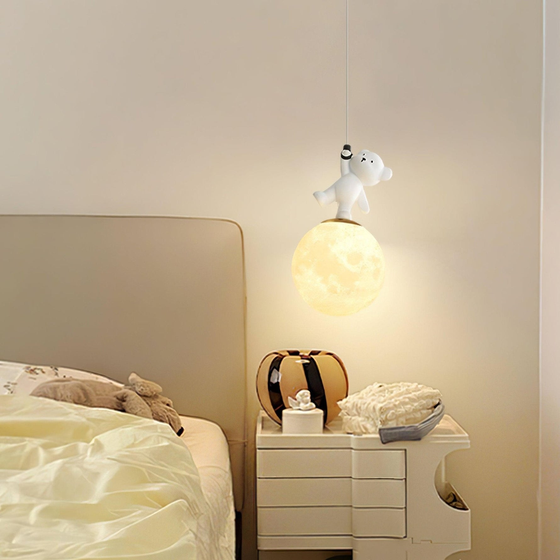 Animal And Moon Pendant Light - Lamp Outdoor