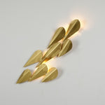Avynis Abstract Brass Wall Light - Lamp Outdoor