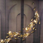 Avynis Abstract Brass Wall Light - Lamp Outdoor