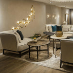 Avynis Abstract Brass Wall Light - Lamp Outdoor
