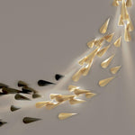 Avynis Abstract Brass Wall Light - Lamp Outdoor
