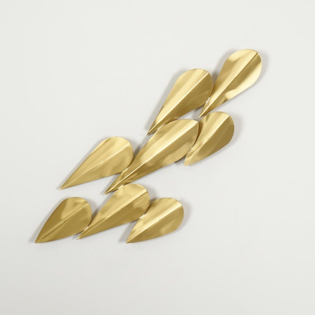 Avynis Abstract Brass Wall Light - Lamp Outdoor
