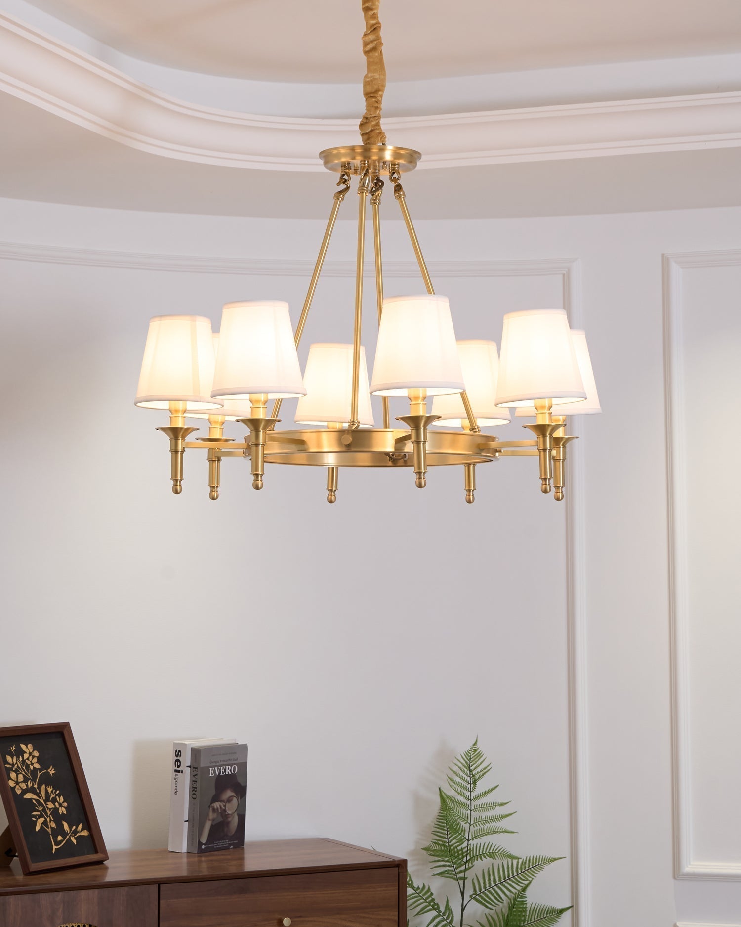 Antique Brass Chandelier - Lamp Outdoor