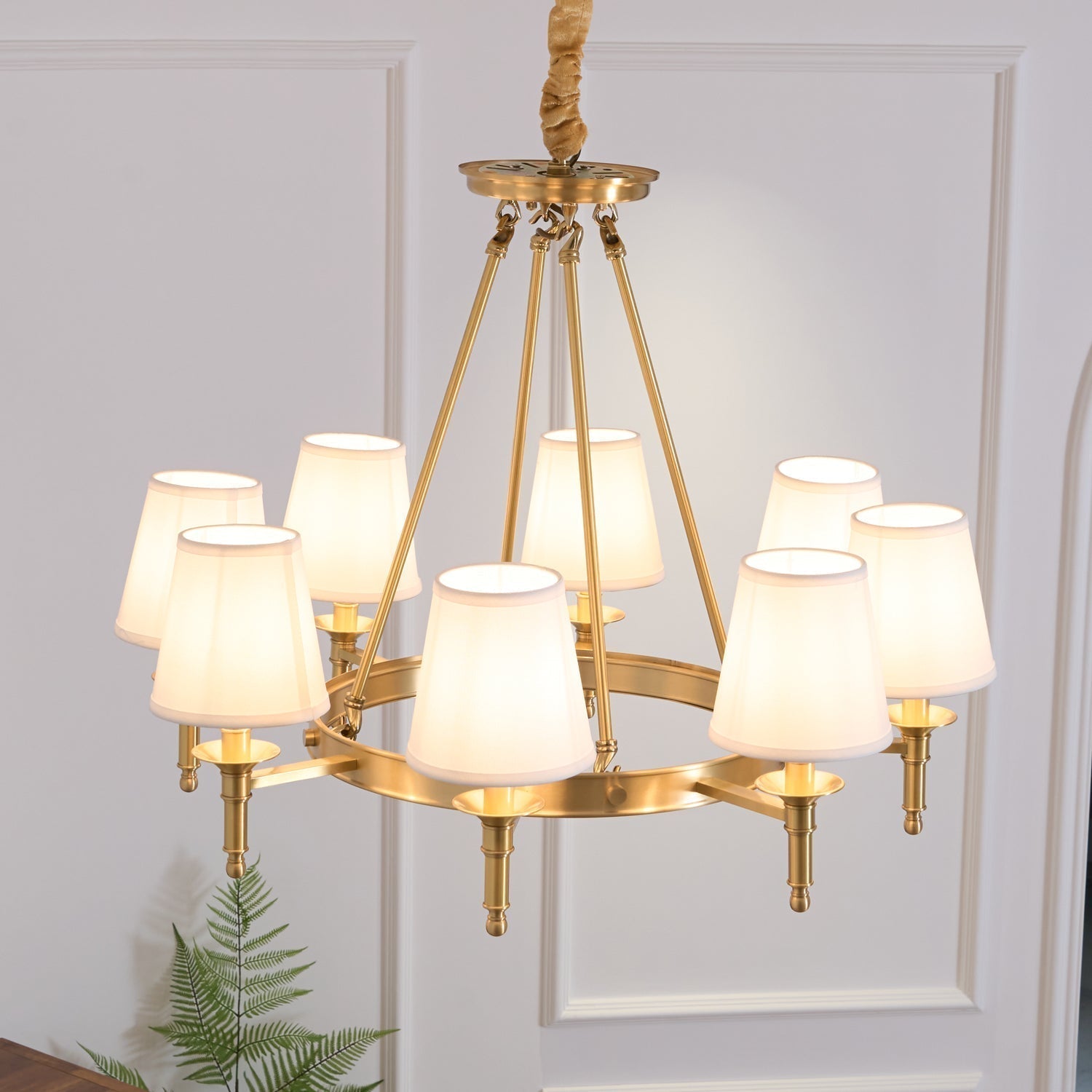 Antique Brass Chandelier - Lamp Outdoor