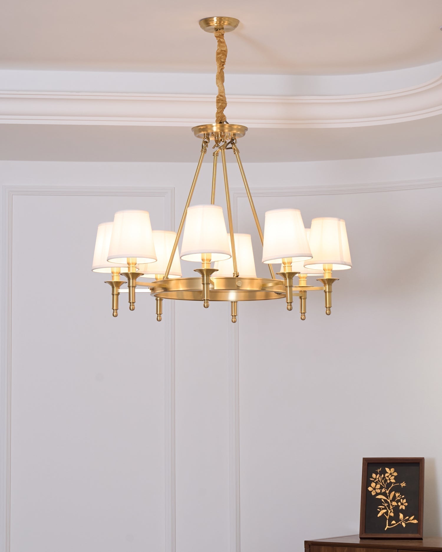 Antique Brass Chandelier - Lamp Outdoor