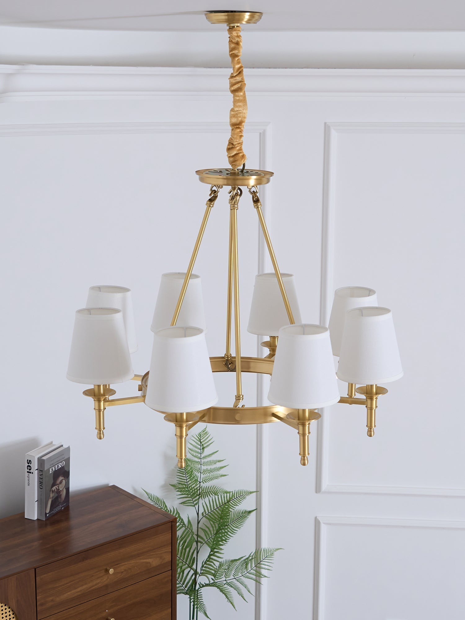 Antique Brass Chandelier - Lamp Outdoor