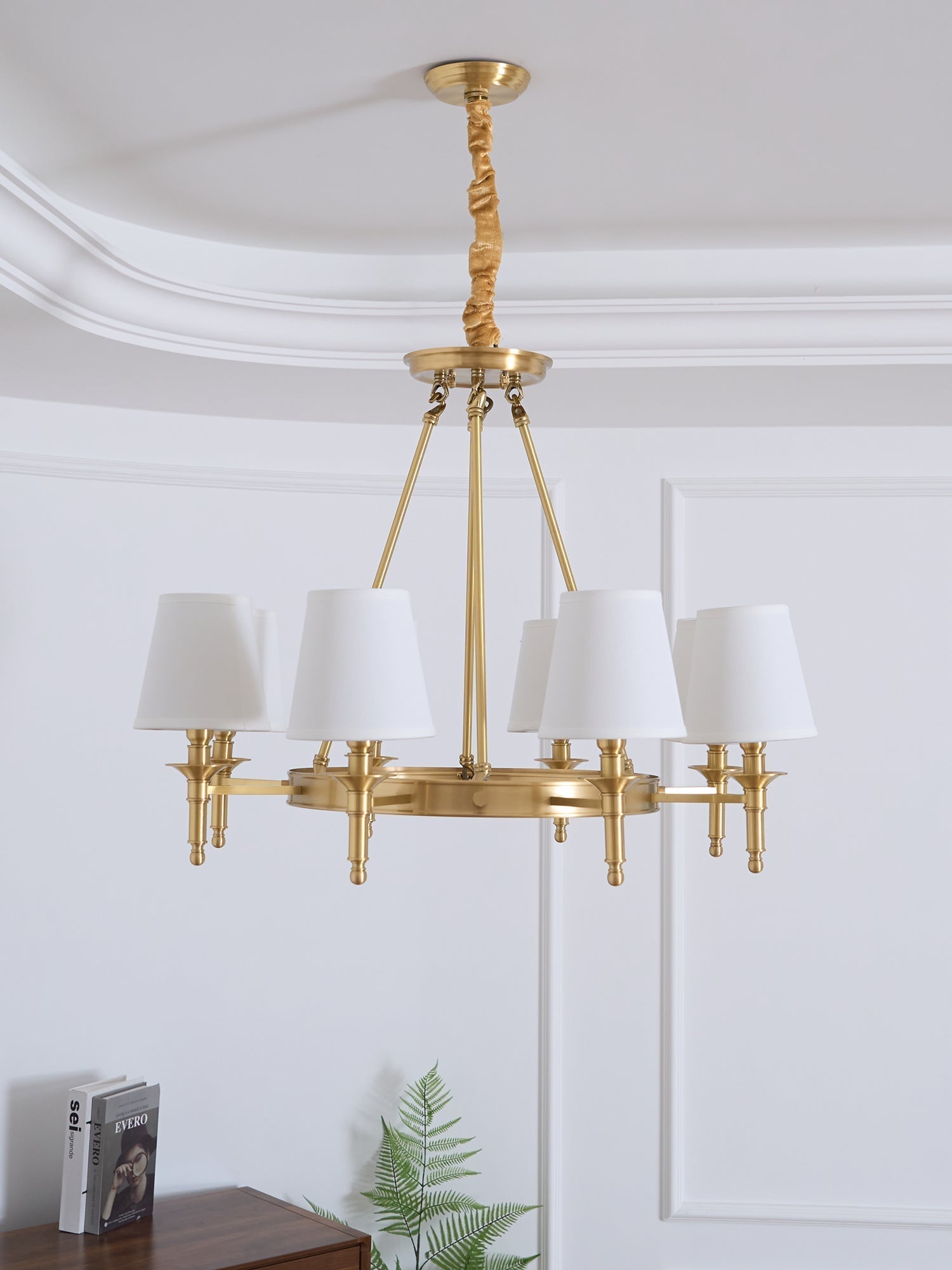 Antique Brass Chandelier - Lamp Outdoor