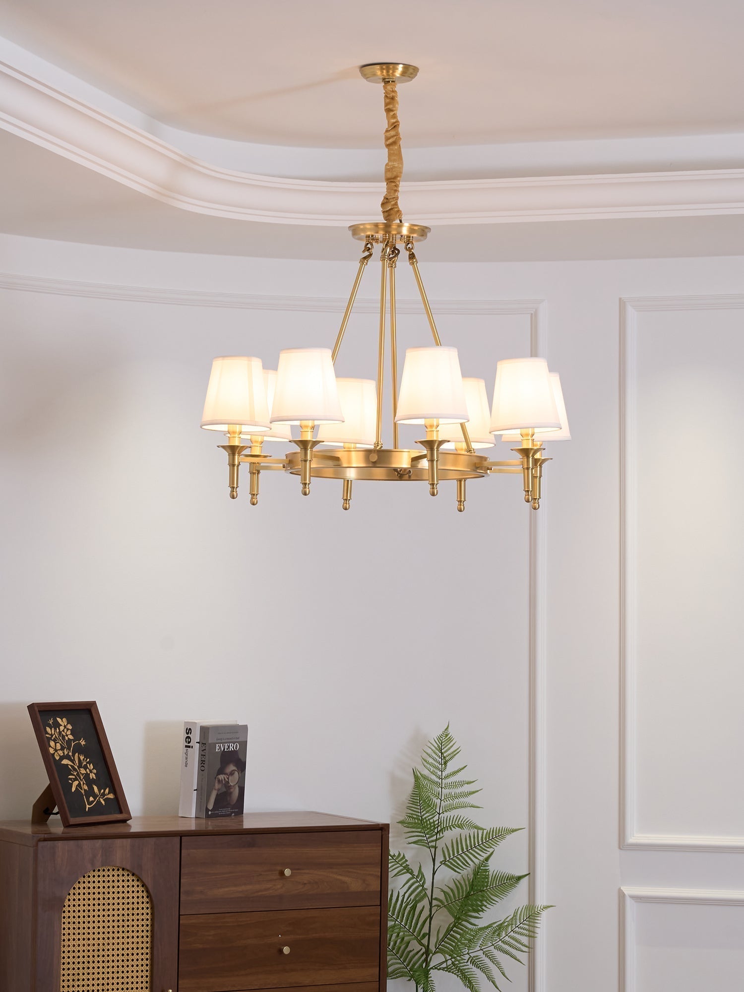 Antique Brass Chandelier - Lamp Outdoor