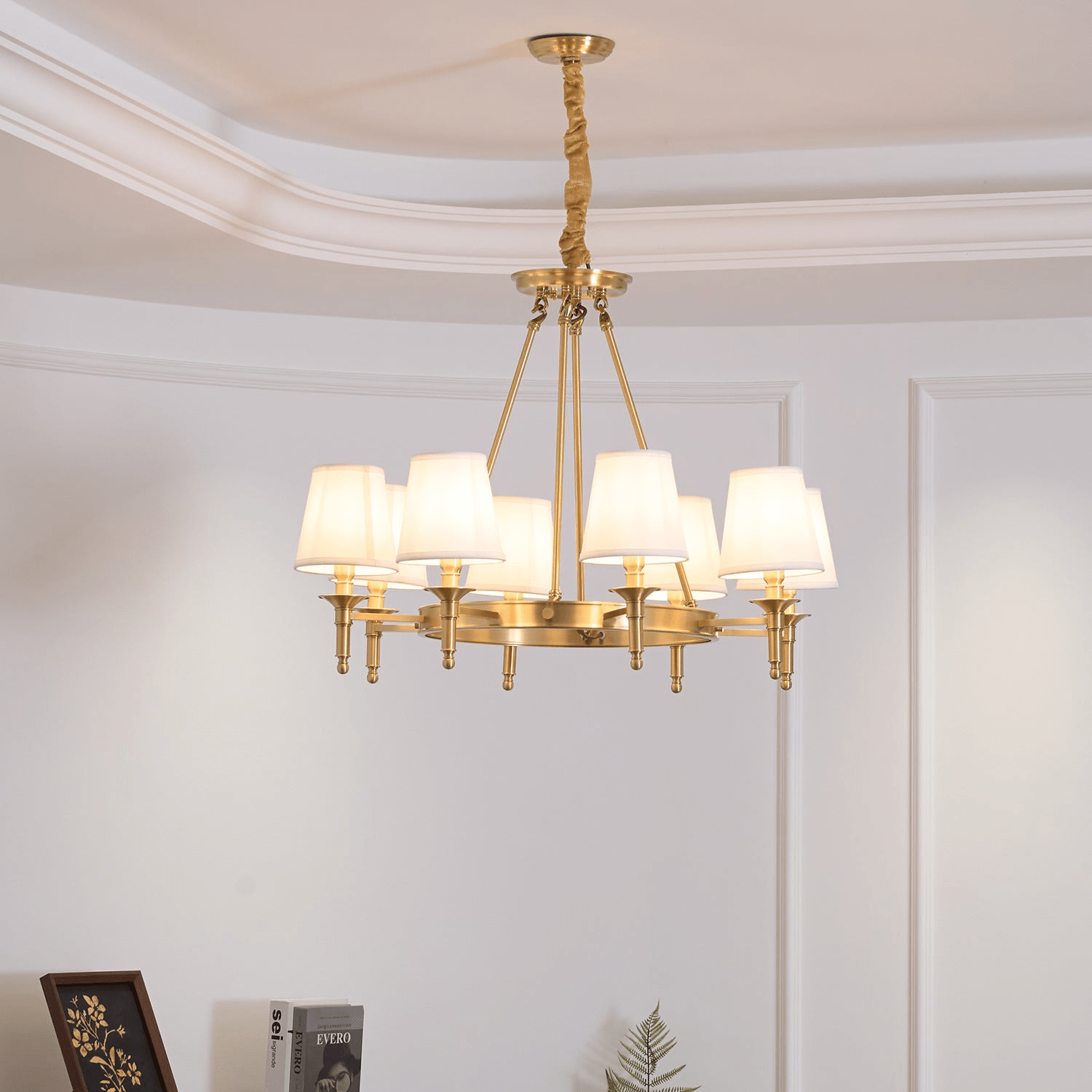 Antique Brass Chandelier - Lamp Outdoor