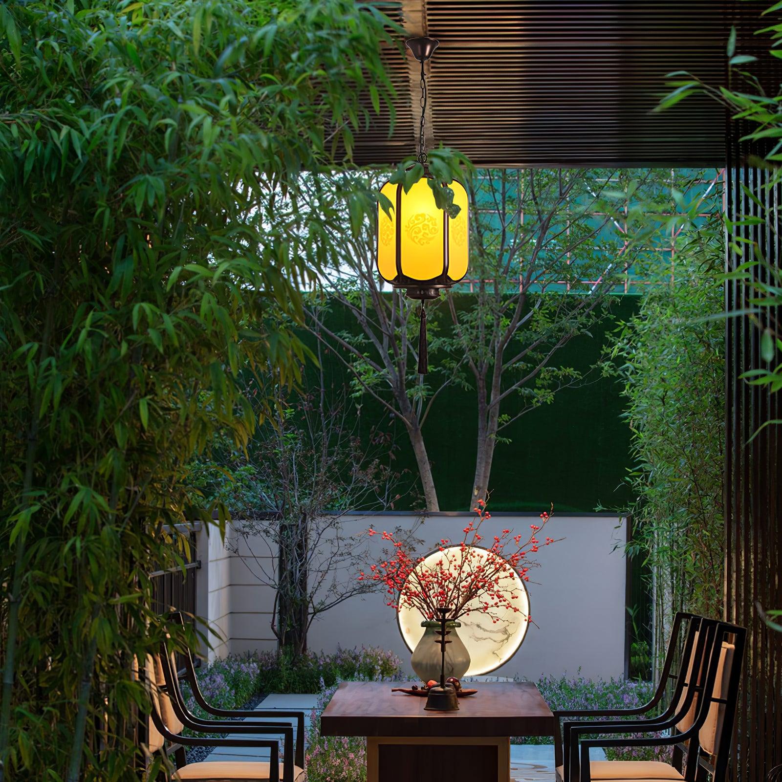 Antique Lantern Outdoor Pendant Light - Lamp Outdoor