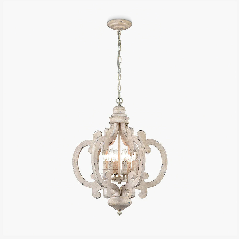 Antique White Style Chandelier - Lamp Outdoor