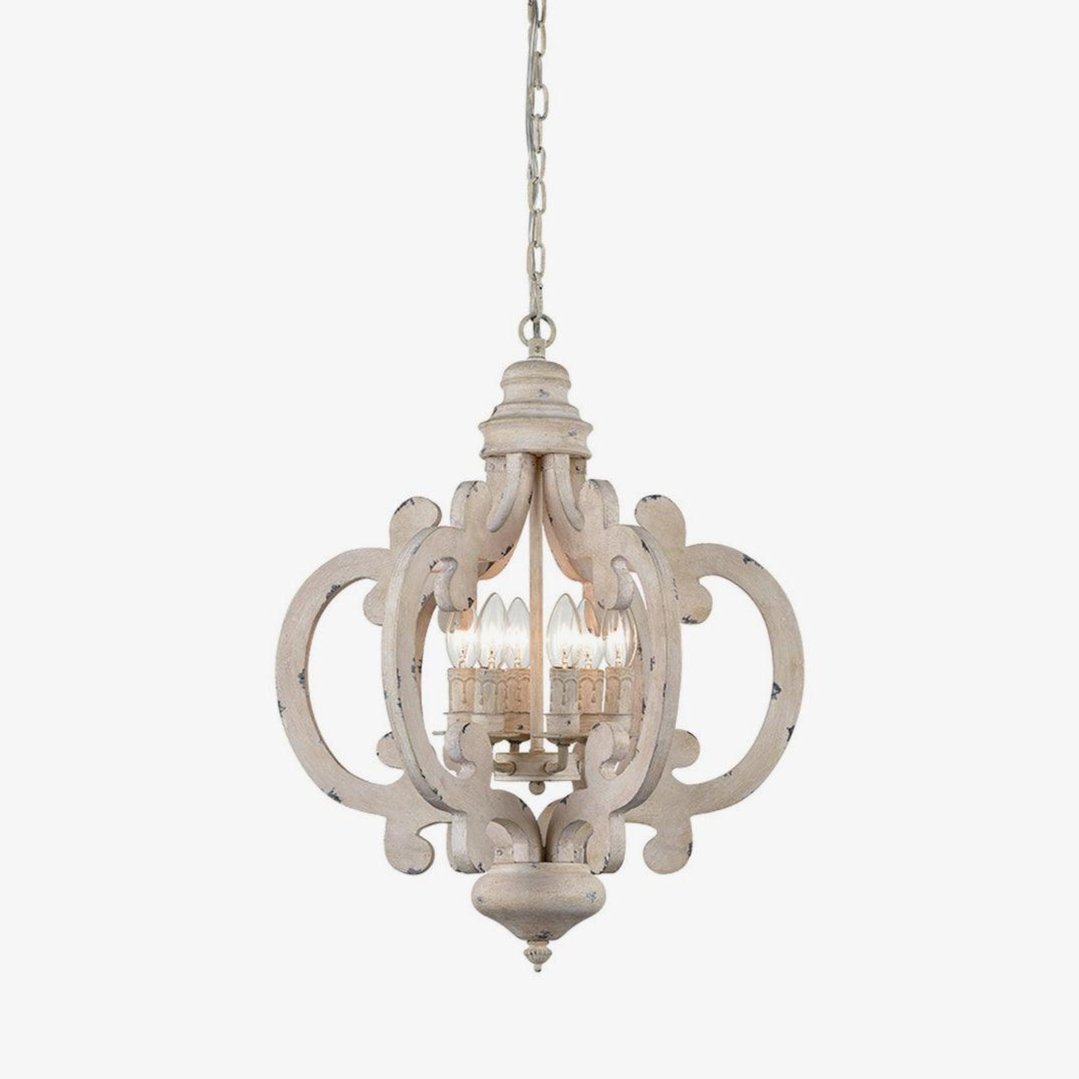 Antique White Style Chandelier - Lamp Outdoor