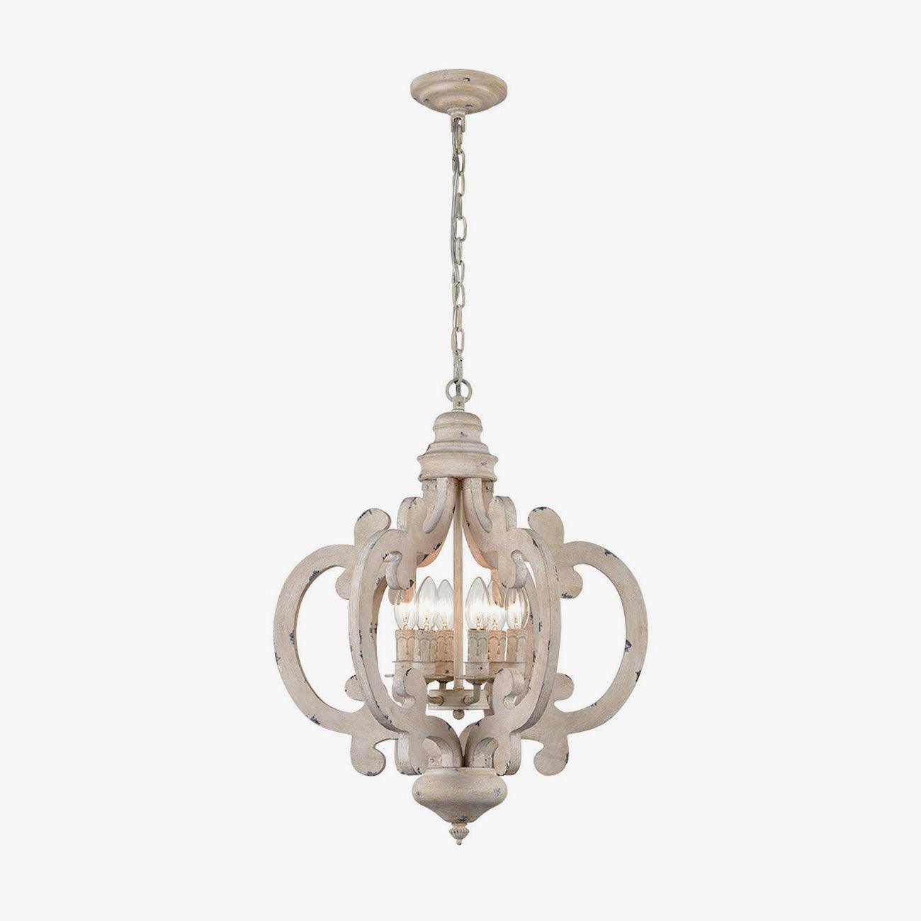 Antique White Style Chandelier - Lamp Outdoor