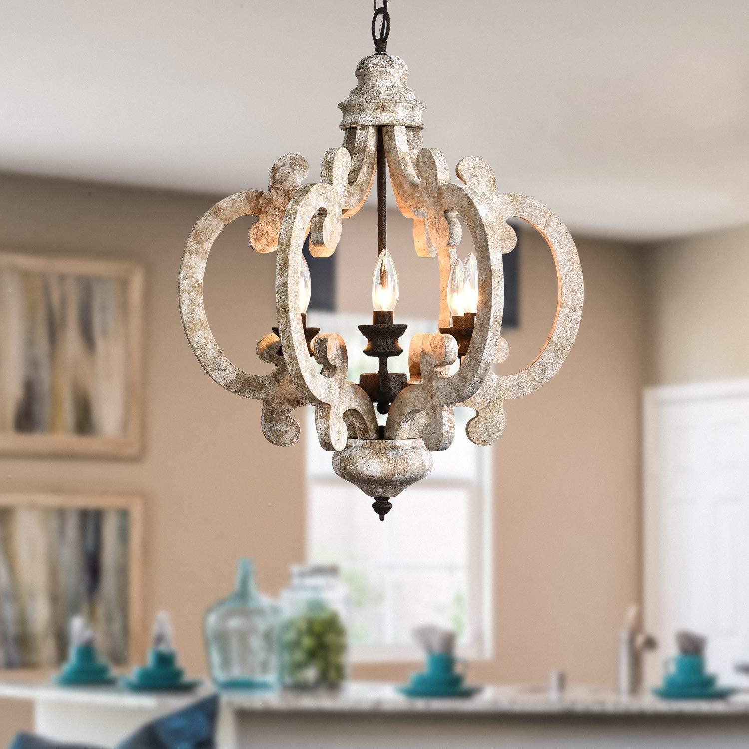 Antique White Style Chandelier - Lamp Outdoor