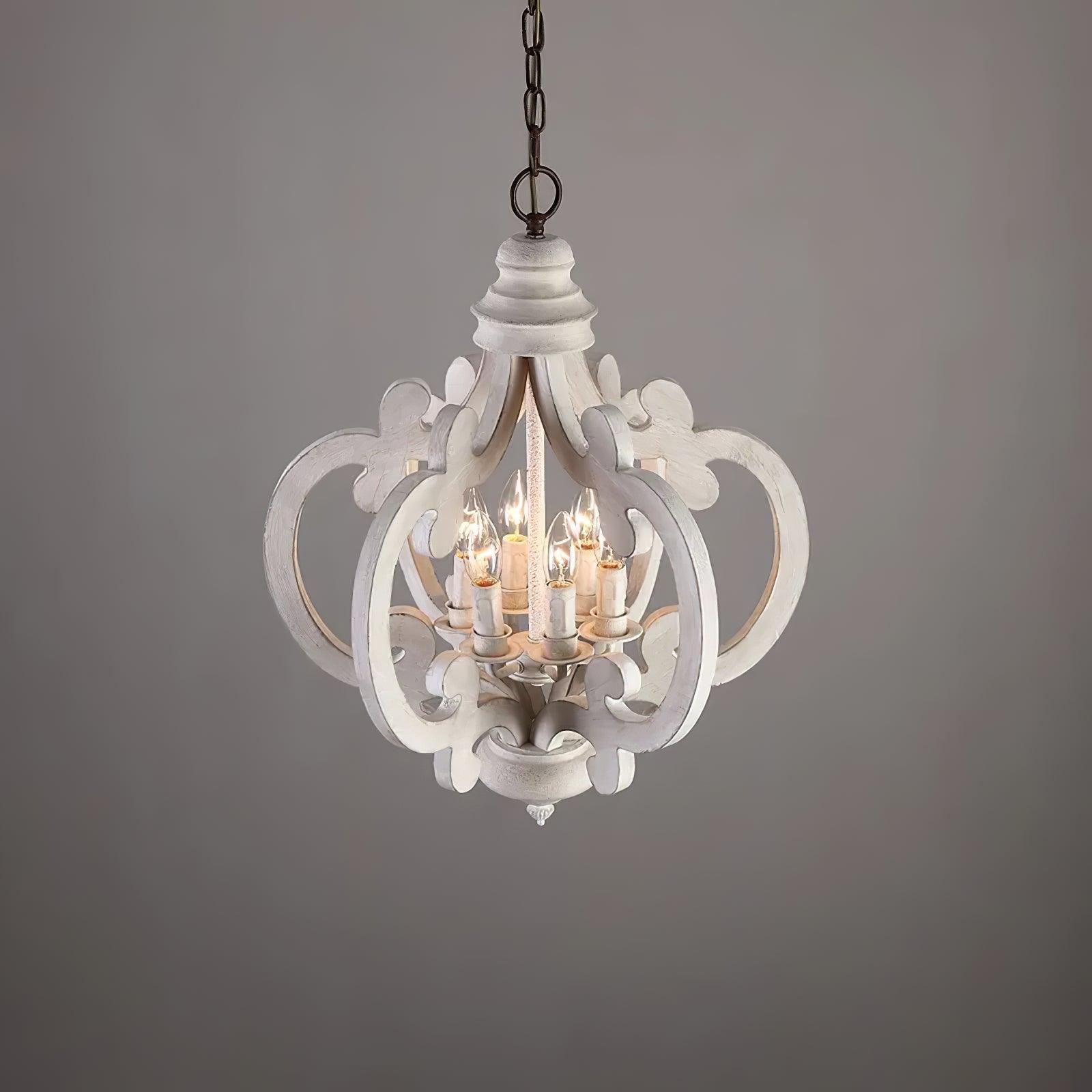 Antique White Style Chandelier - Lamp Outdoor