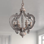 Antique White Style Chandelier - Lamp Outdoor