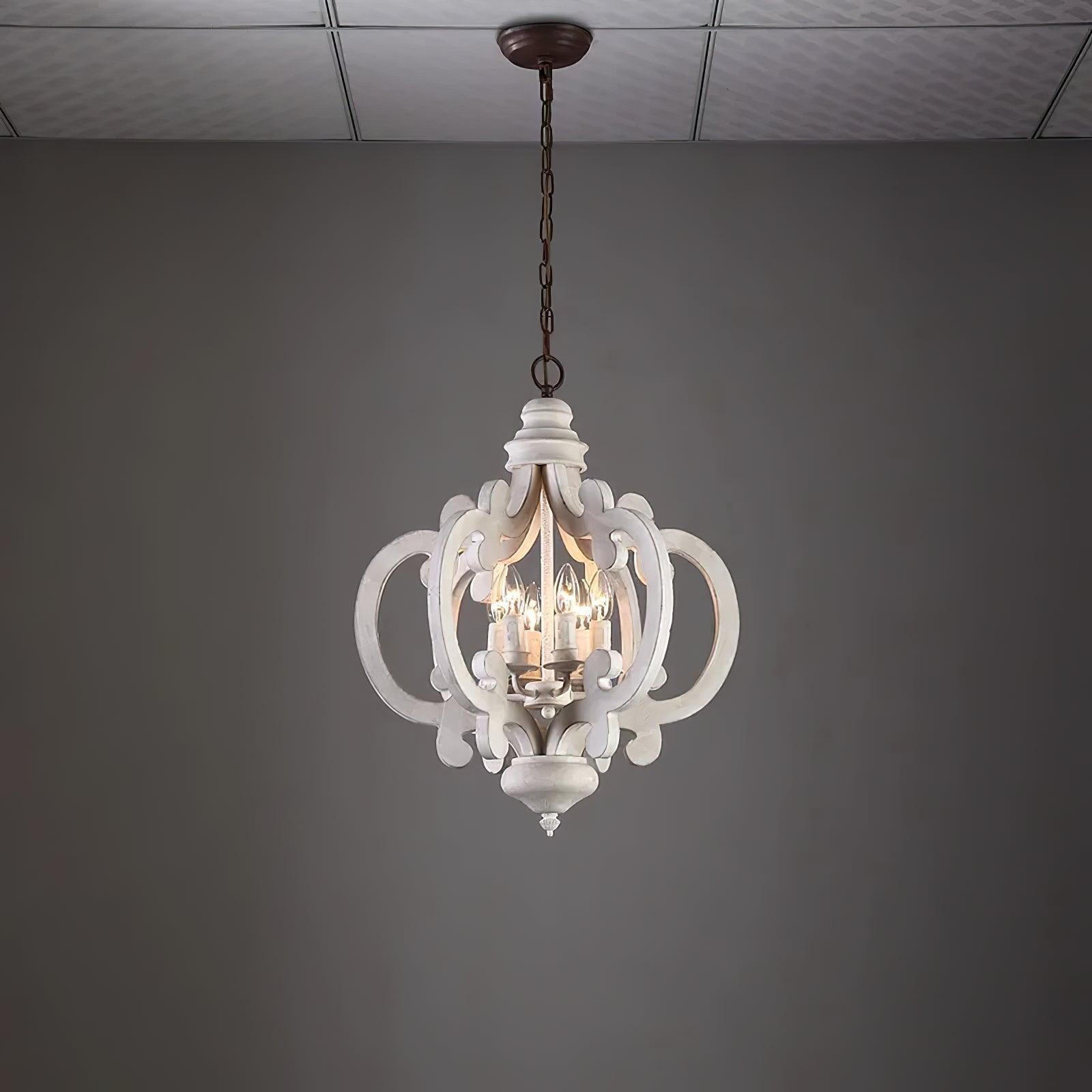 Antique White Style Chandelier - Lamp Outdoor