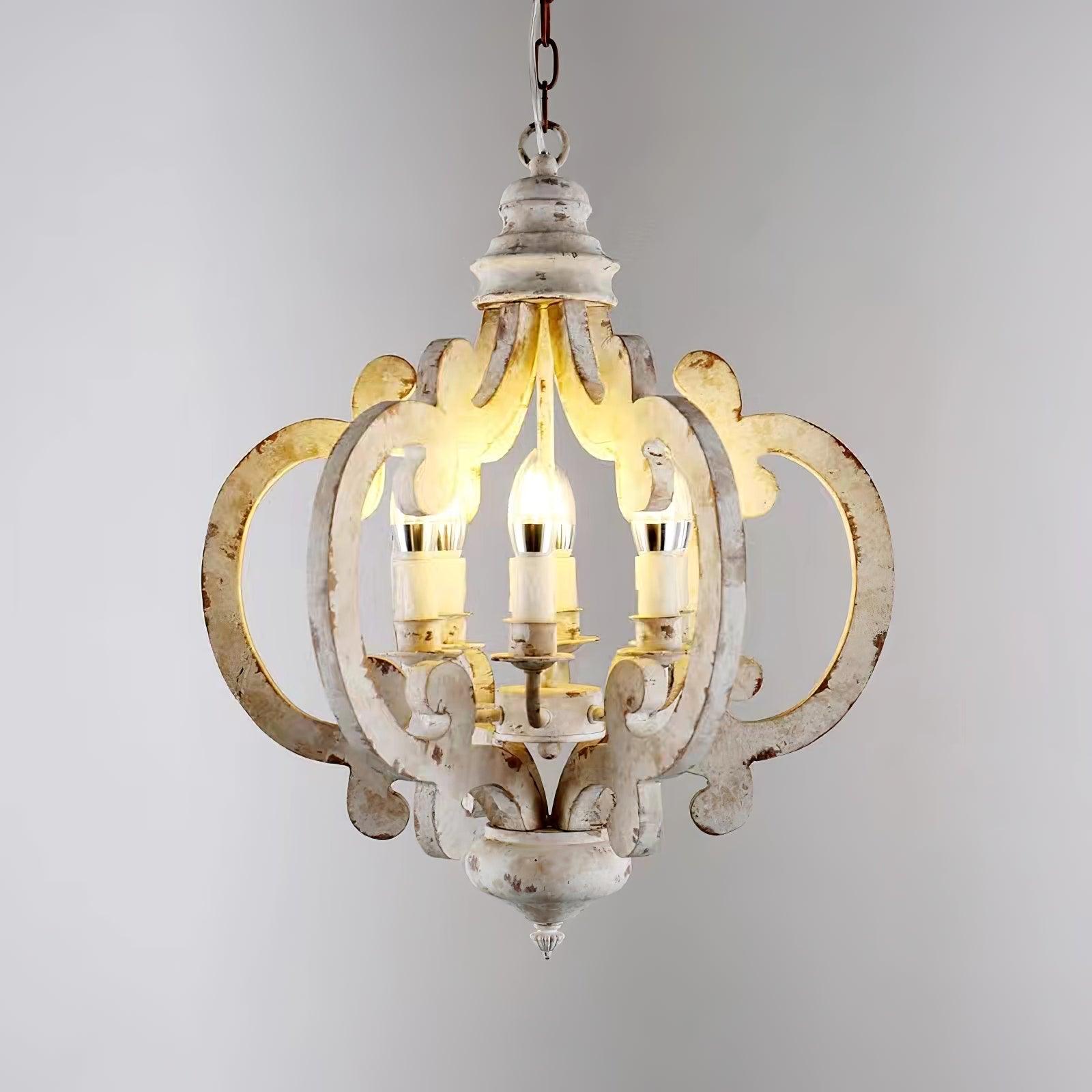 Antique White Style Chandelier - Lamp Outdoor