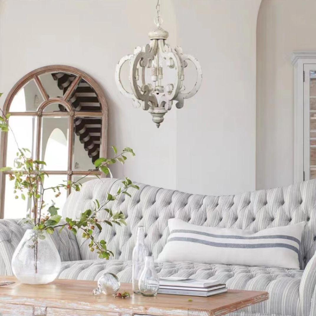 Antique White Style Chandelier - Lamp Outdoor