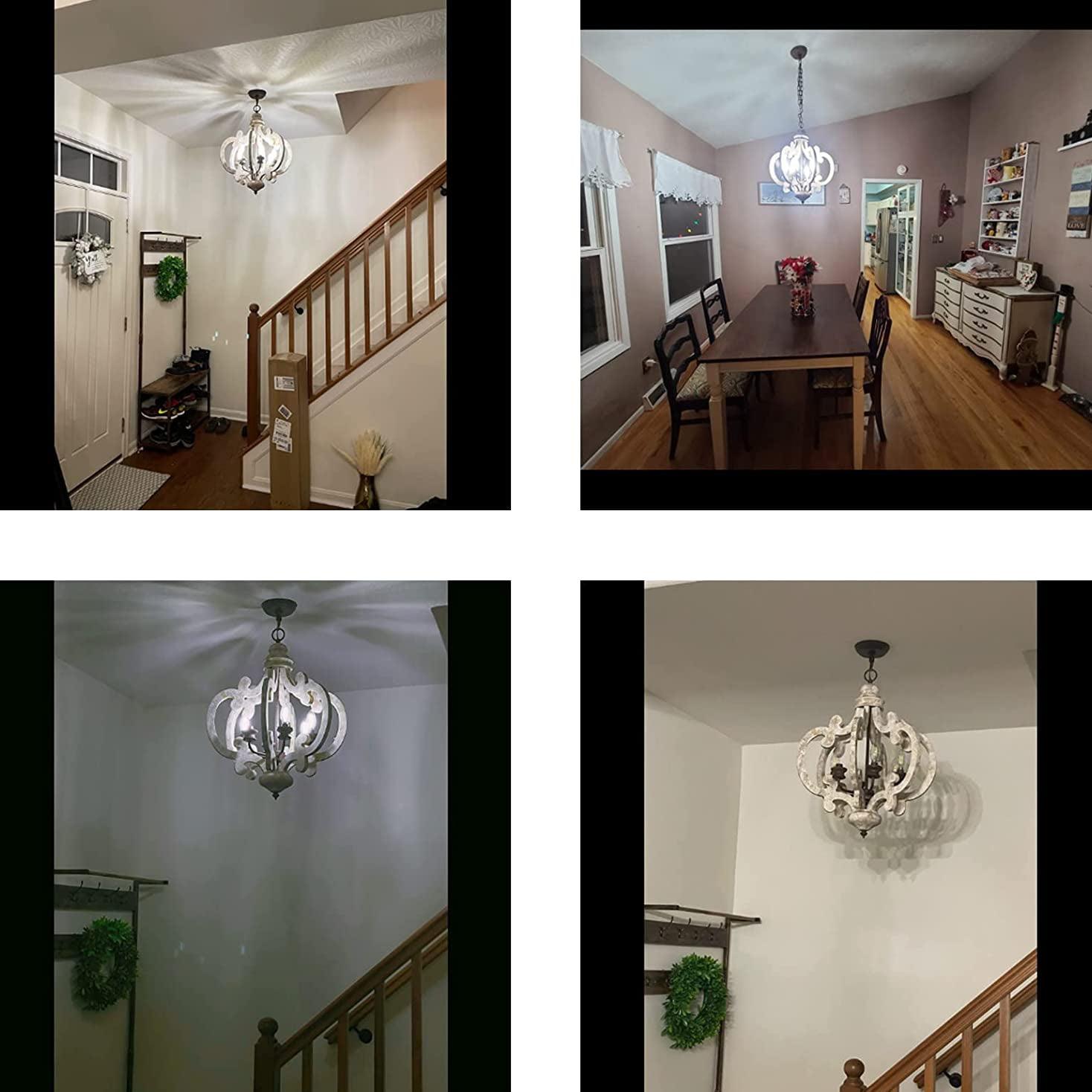 Antique White Style Chandelier - Lamp Outdoor