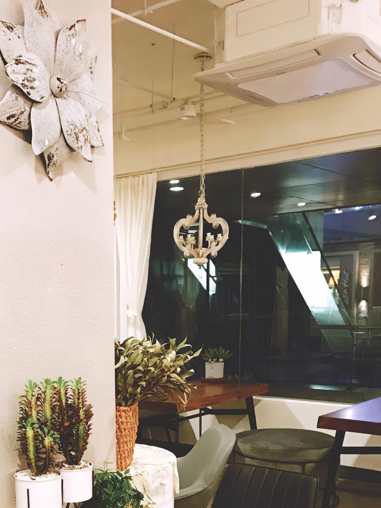 Antique White Style Chandelier - Lamp Outdoor