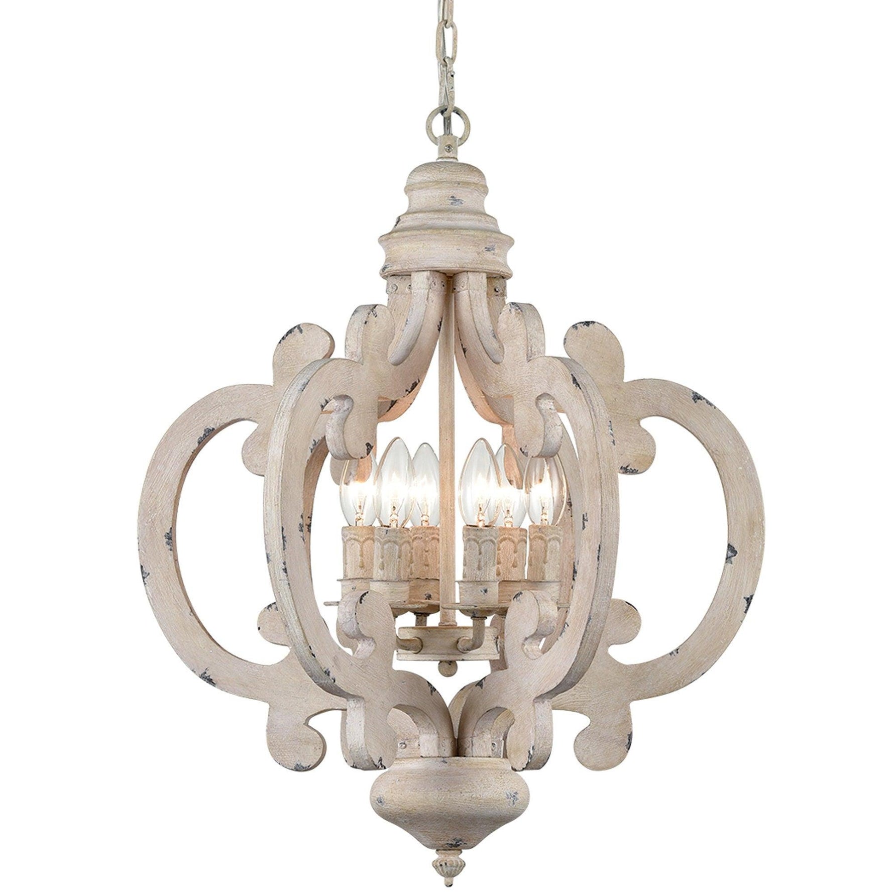 Antique White Style Chandelier - Lamp Outdoor