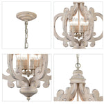 Antique White Style Chandelier - Lamp Outdoor