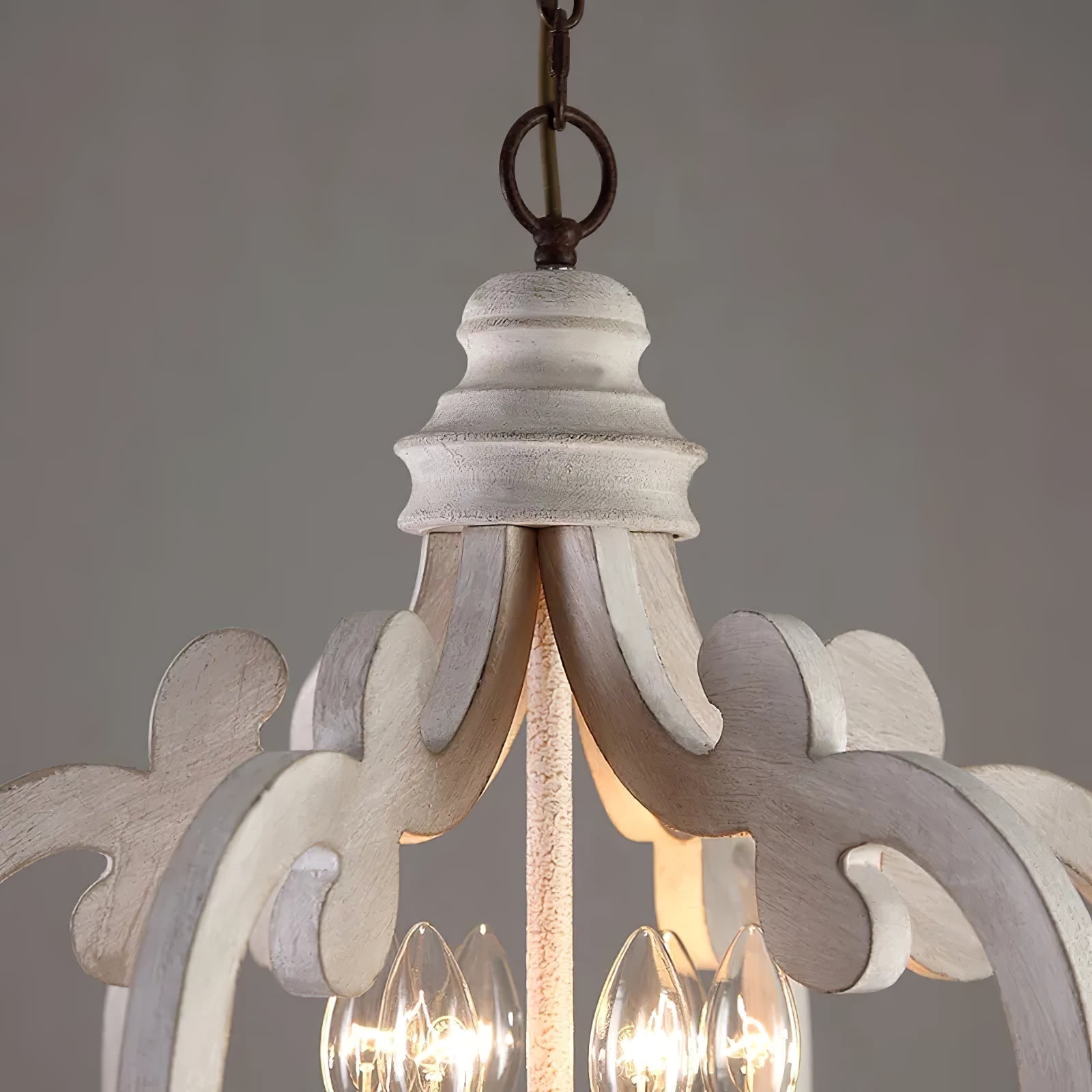 Antique White Style Chandelier - Lamp Outdoor