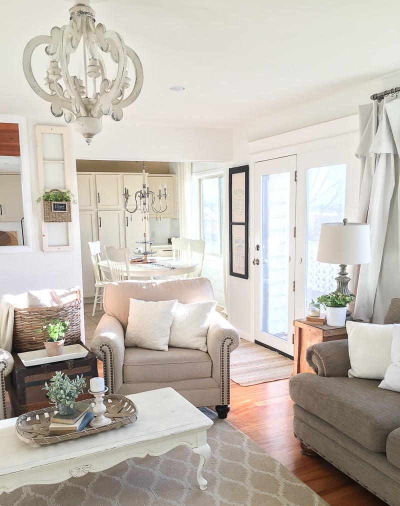 Antique White Style Chandelier - Lamp Outdoor