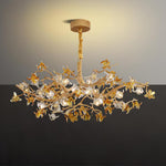Ulfuvye Postmodern Luxury Branch Brass Crystal Chandelier - Lamp Outdoor