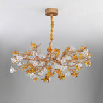 Ulfuvye Postmodern Luxury Branch Brass Crystal Chandelier - Lamp Outdoor