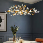 Ulfuvye Postmodern Luxury Branch Brass Crystal Chandelier - Lamp Outdoor