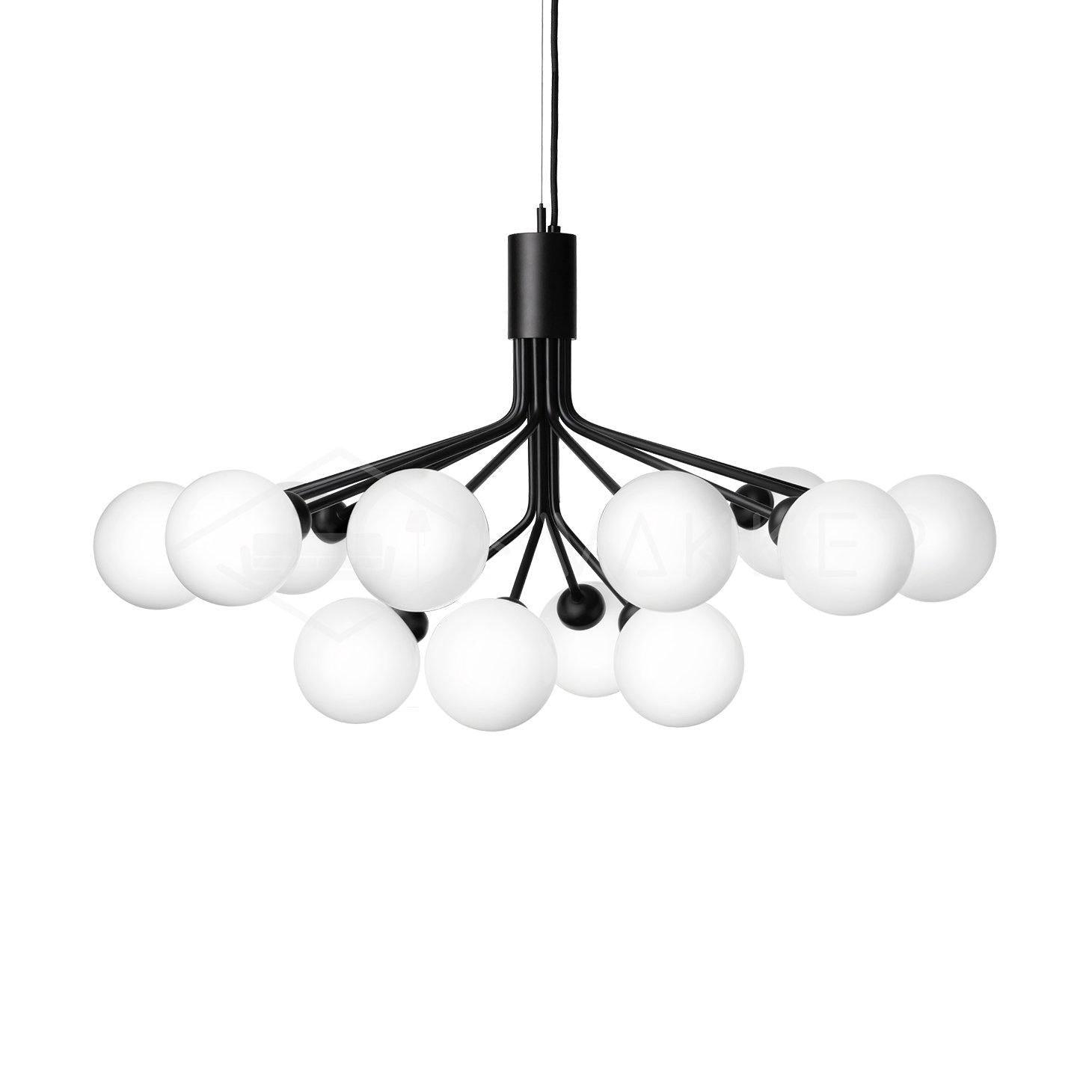 Glass Sphere Cluster Chandelier - Lamp Outdoor