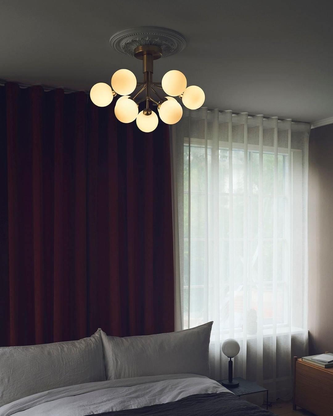 Glass Sphere Cluster Chandelier - Lamp Outdoor