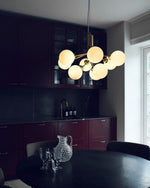 Glass Sphere Cluster Chandelier - Lamp Outdoor