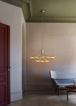 Glass Sphere Cluster Chandelier - Lamp Outdoor