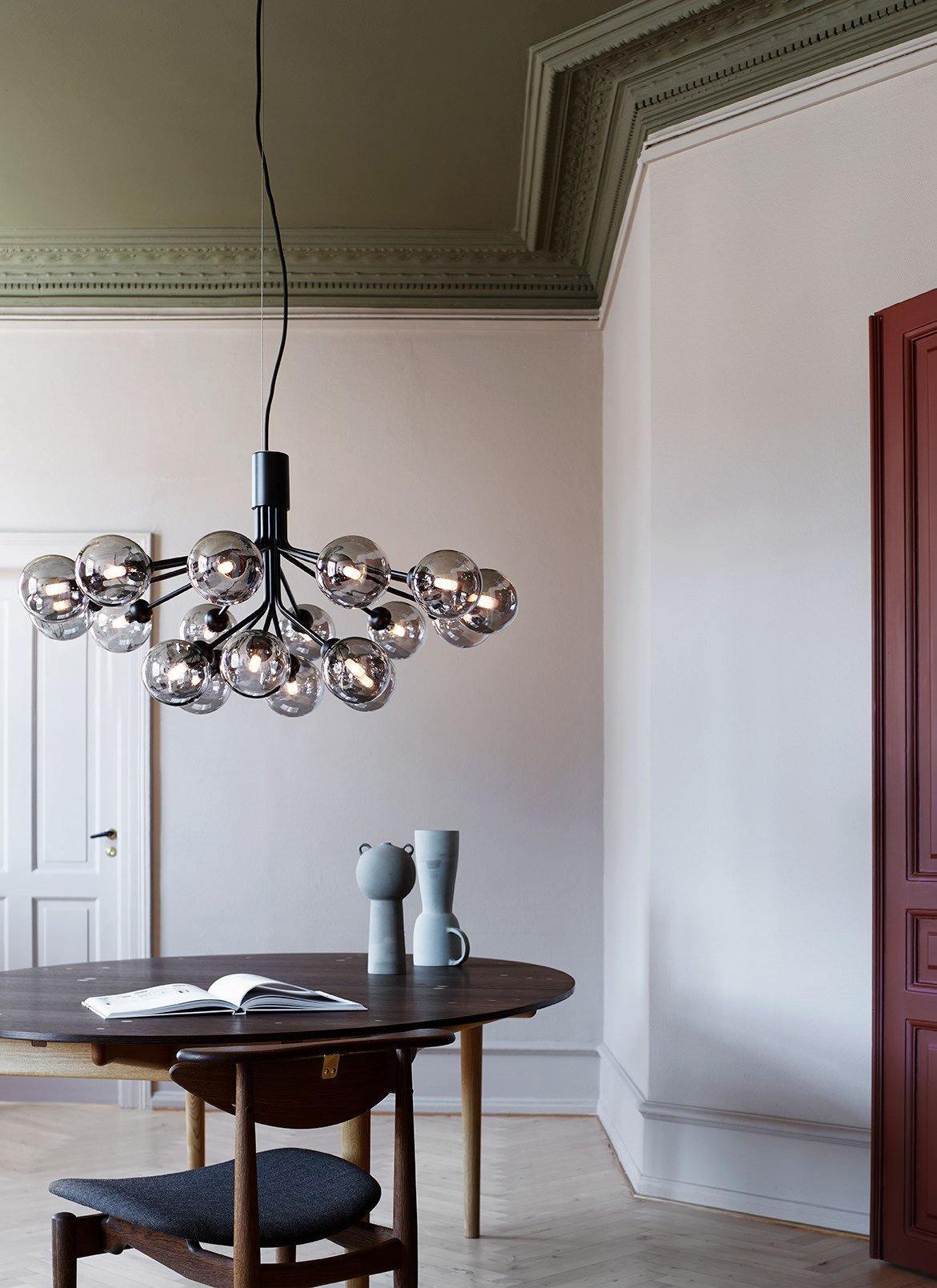 Glass Sphere Cluster Chandelier - Lamp Outdoor