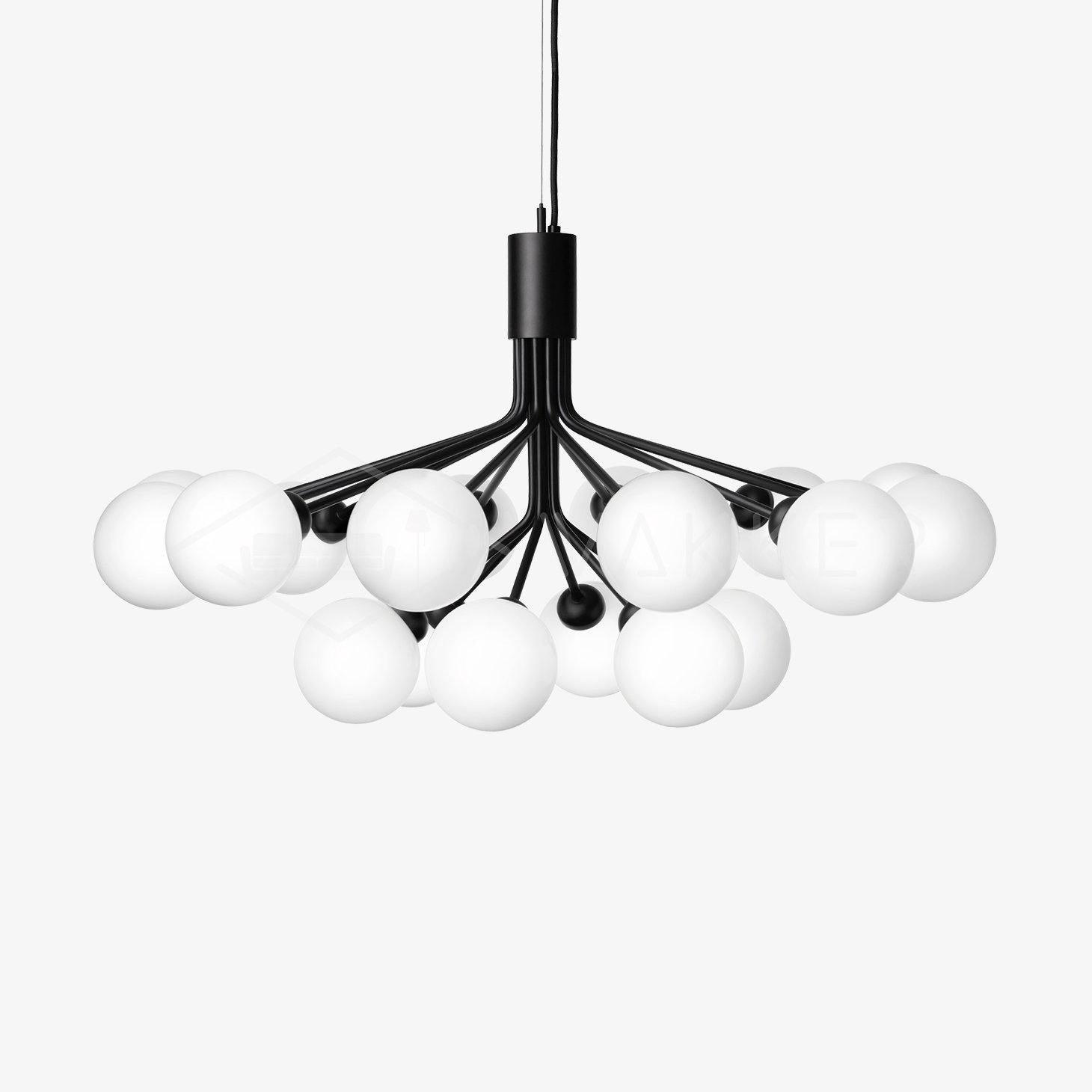 Glass Sphere Cluster Chandelier - Lamp Outdoor