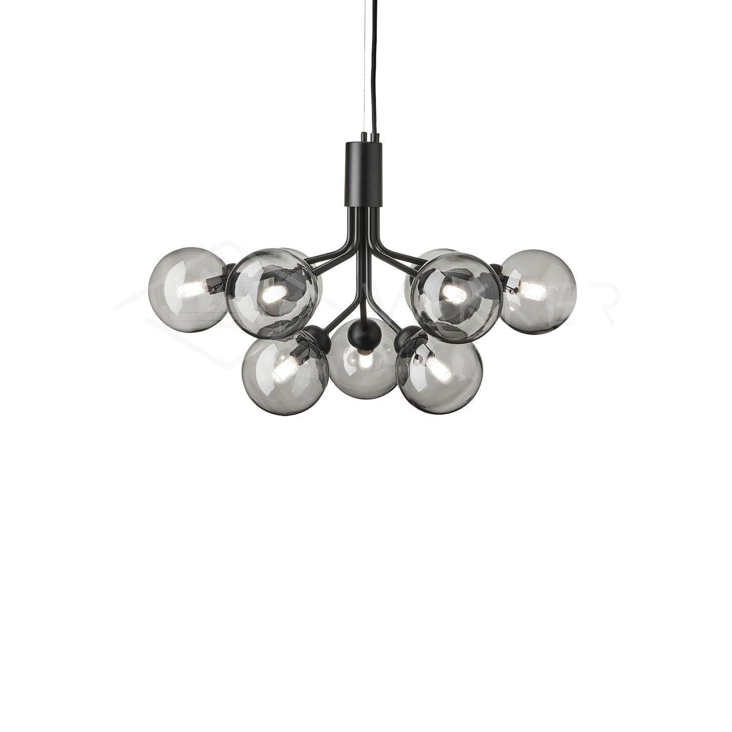 Glass Sphere Cluster Chandelier - Lamp Outdoor