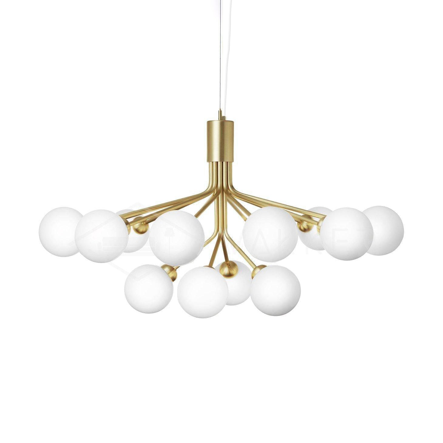 Glass Sphere Cluster Chandelier - Lamp Outdoor