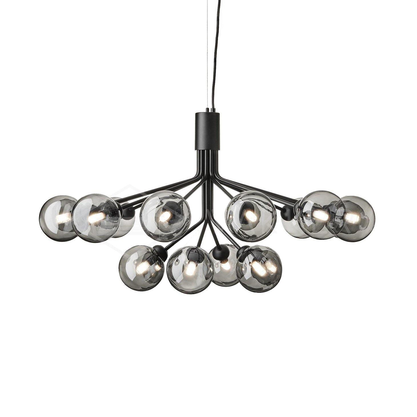 Glass Sphere Cluster Chandelier - Lamp Outdoor
