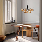 Glass Sphere Cluster Chandelier - Lamp Outdoor